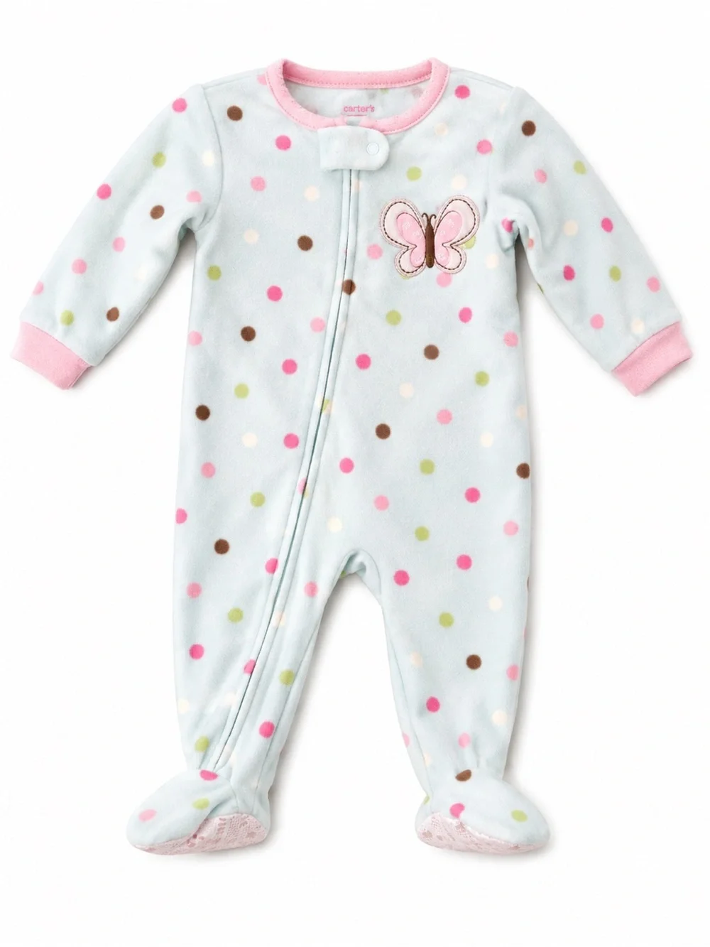 Carter’s Polka Dot Butterfly Footed Sleeper